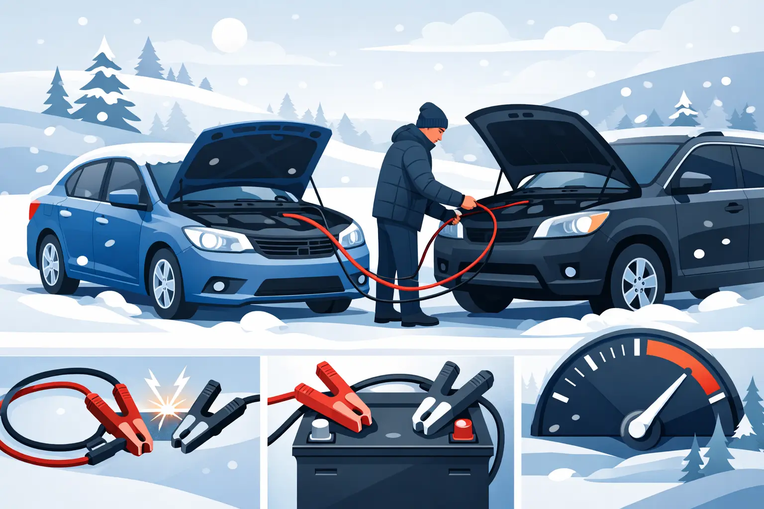 Dead Battery in Cold Weather? Get Moving Fast Dead Battery in Cold Weather? Get Moving Fast