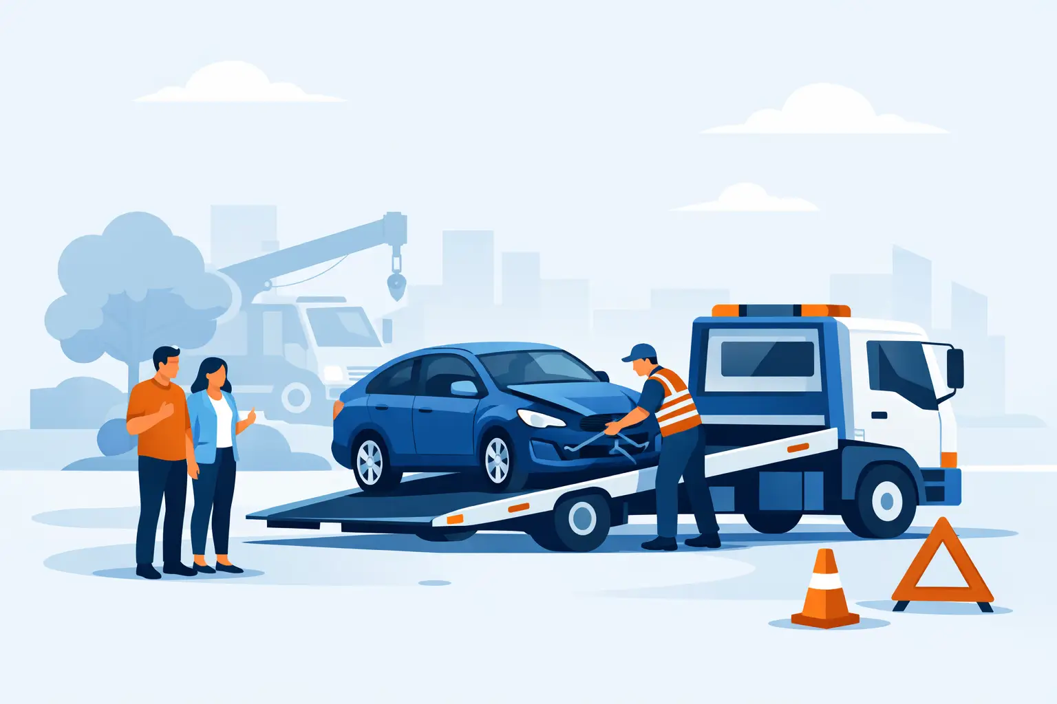 7 Safe Steps for Towing After a Car Accident