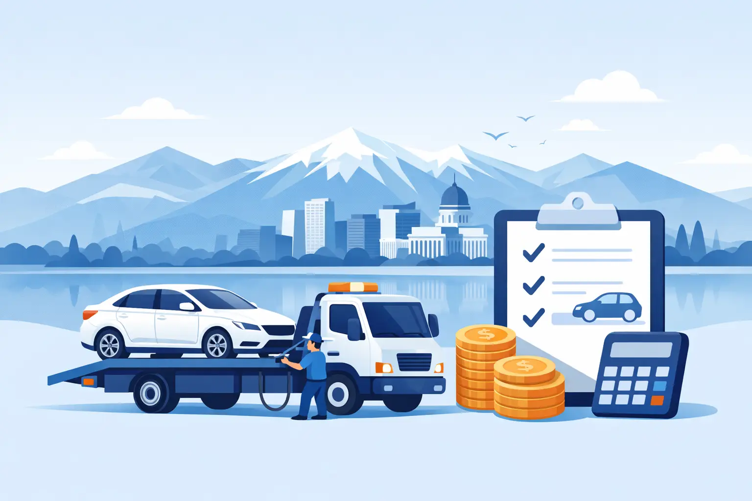 Towing Cost Estimate Guide for Salt Lake Drivers