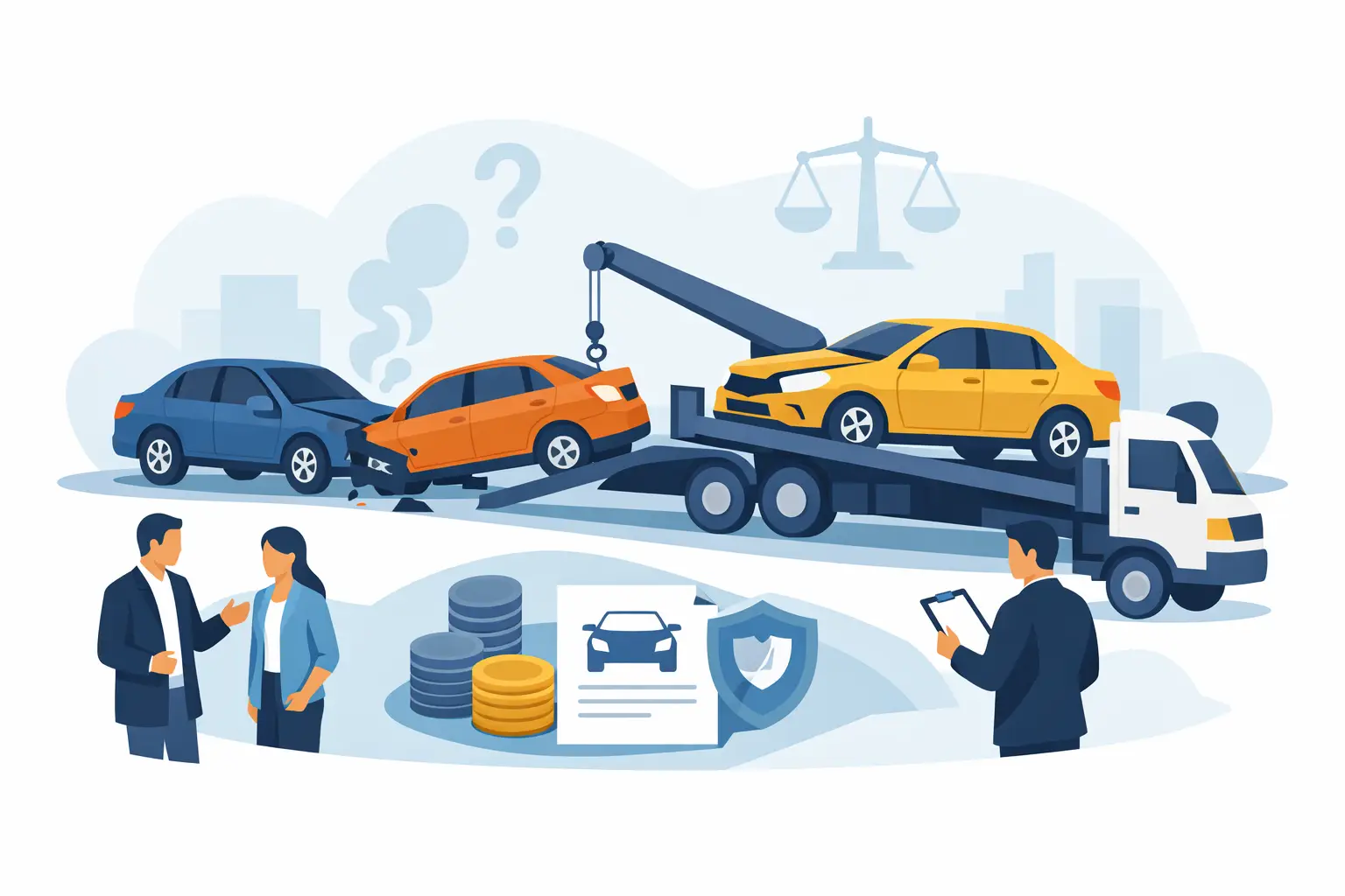 Who Pays Accident Towing Fees After a Crash?
