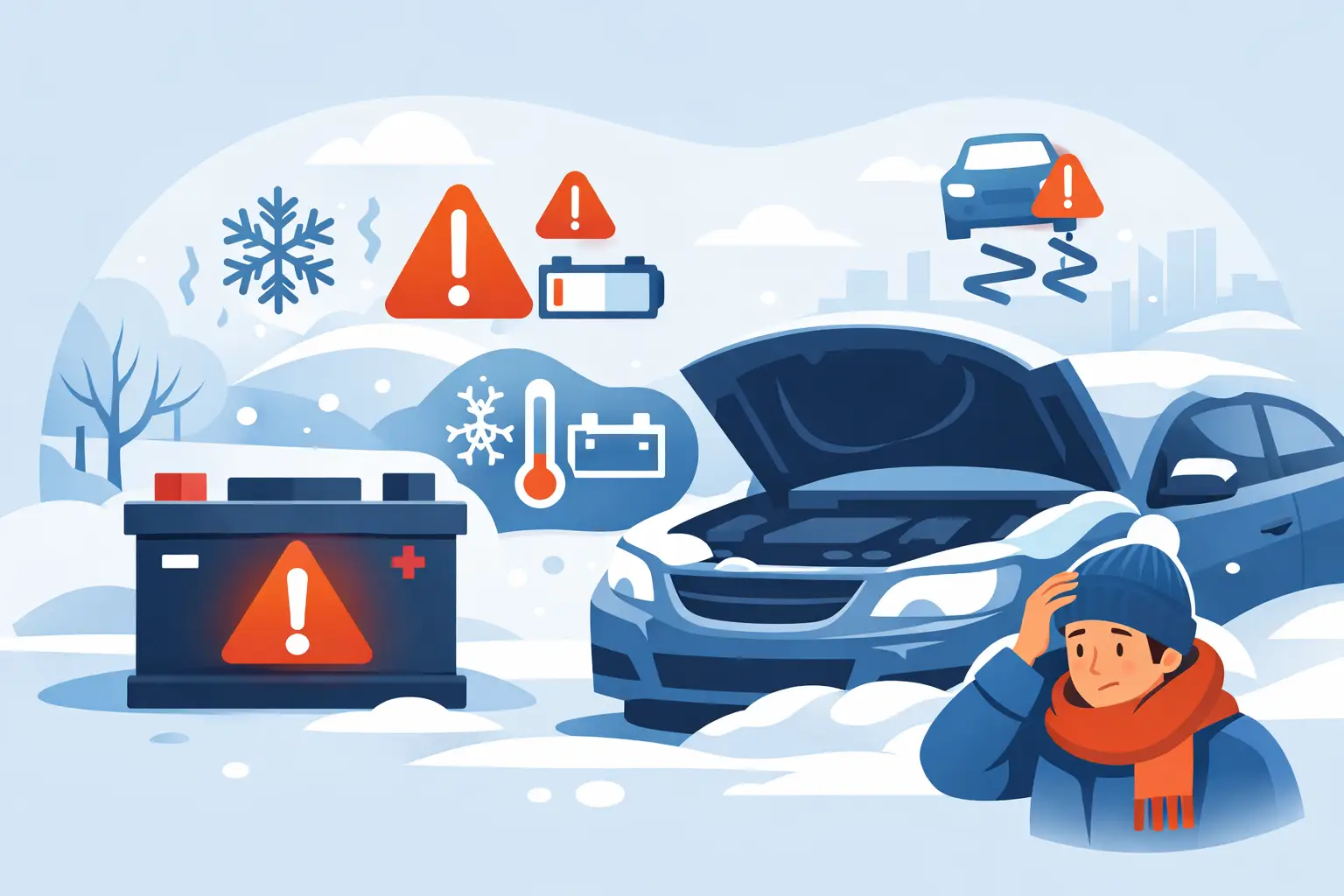 Winter Battery Failure Warning Signs to Watch