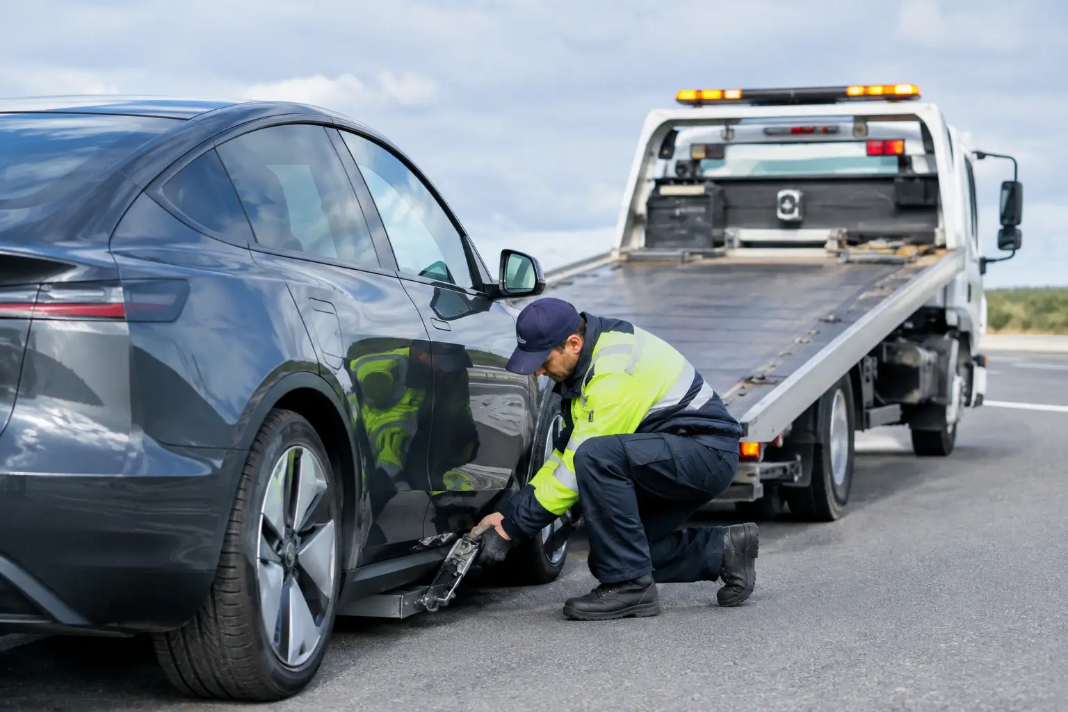 Electric Vehicle Towing for Stranded Drivers
