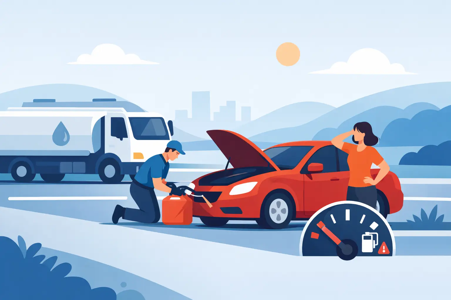Fuel Delivery for Stranded Drivers When It Counts