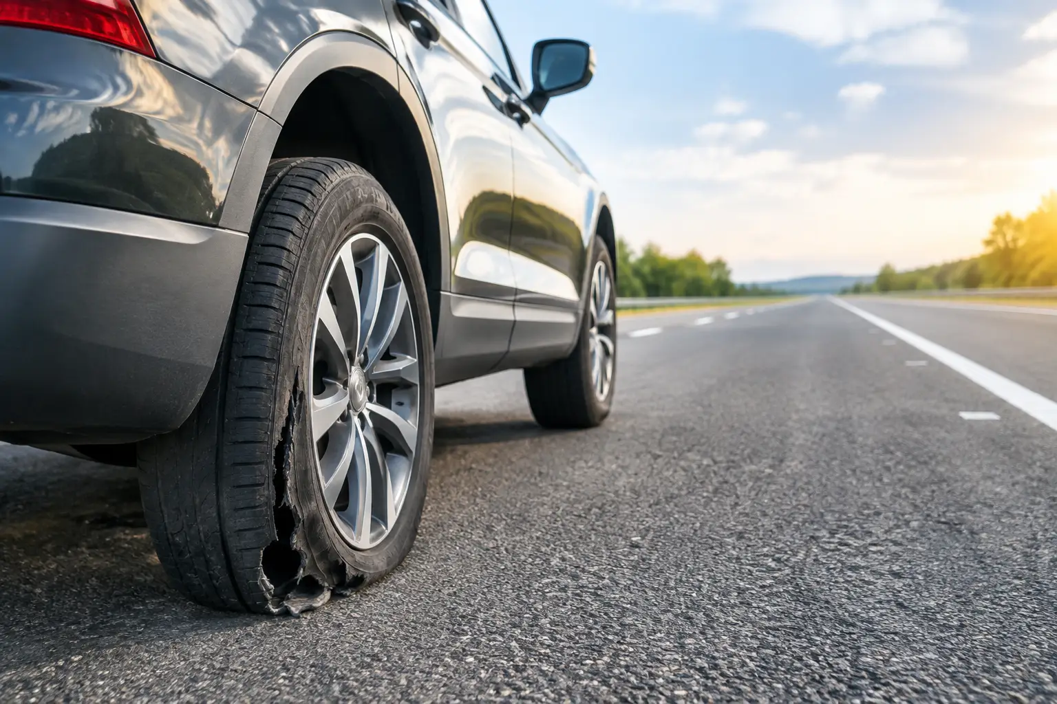How to Handle Tire Blowouts Without Losing Control